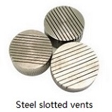 steel slotted core vents